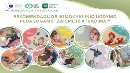 Infografika: ikimokyklinio ugdymo teisinė bazė ir rekomendacijos