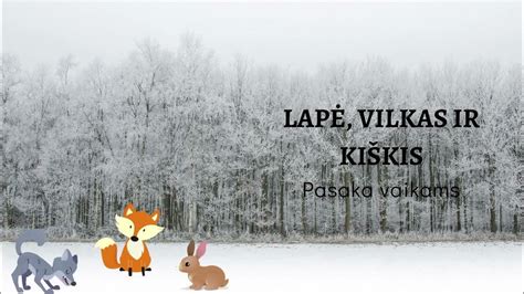Vilkas, genys ir lapė miške