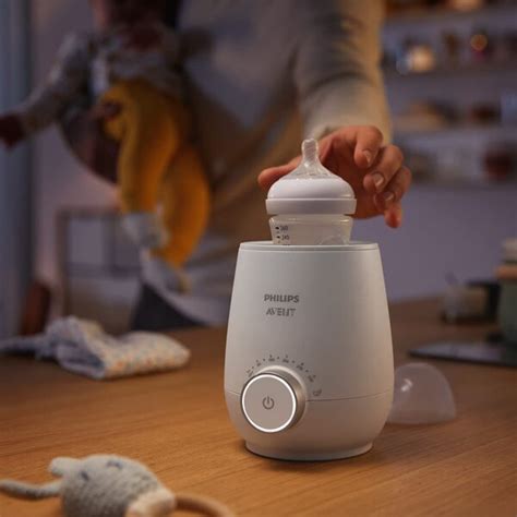 Buteliukų šildymo procesas Philips Avent prietaisu