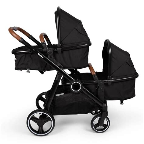 Modernūs lopšiniai vežimėliai dvynukams