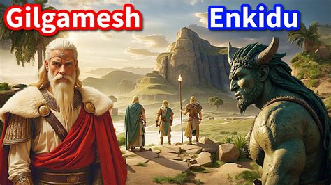 Gilgamešas ir Enkidu kovoja su dangaus jaučiu