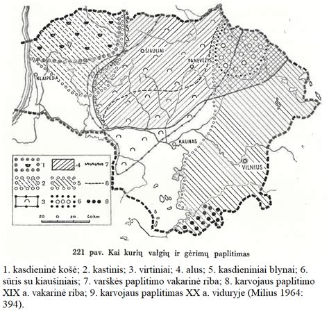 Virvelinės keramikos kultūros paplitimo žemėlapis