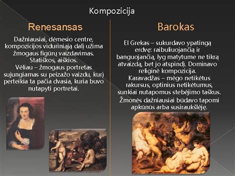 Lyginamoji Renesanso ir XIX a. religinės tapybos schema