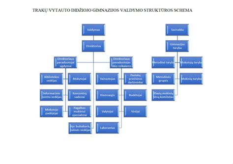 švietimo sistemos struktūrinė schema