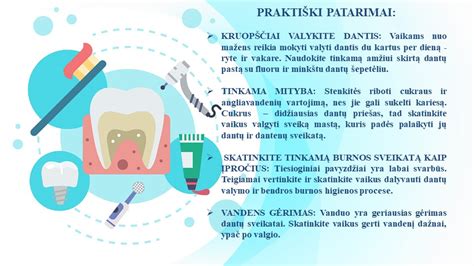 vaikų burnos higiena