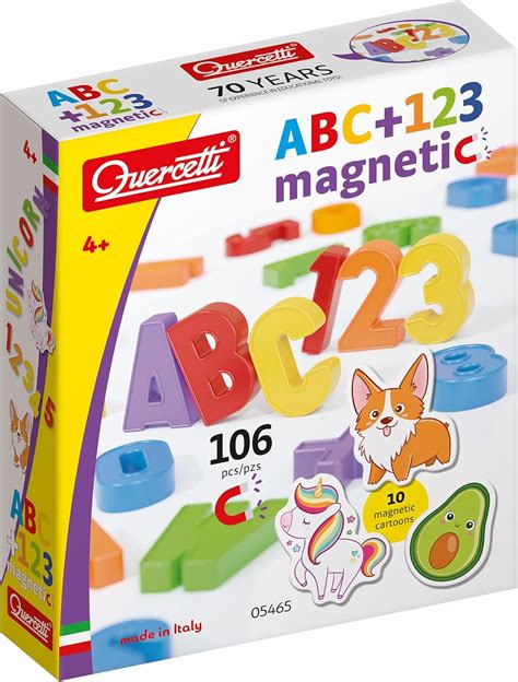 „Quercetti ABC + 123“ varstymo rinkinio dėžutės vaizdas