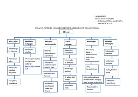 Tarpinstitucinio bendradarbiavimo schema