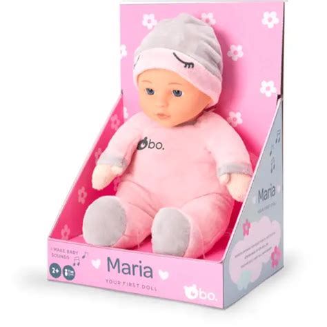 Lėlytė Maria - minkšta pirmoji lėlė su miegančiomis akytėmis