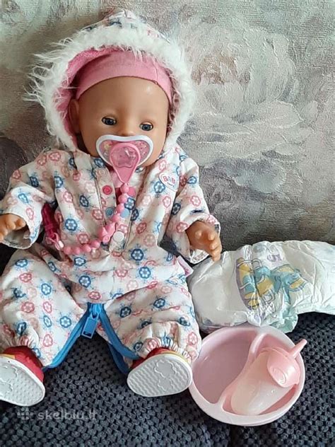 BABY BORN SOFT TOUCH interaktyvi lėlė su priedais