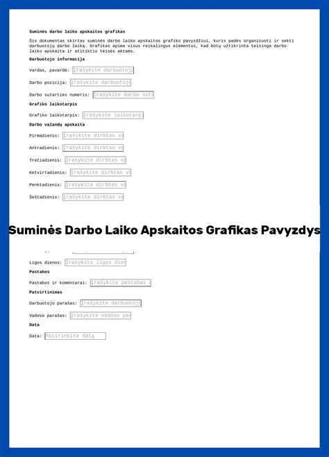 Pavyzdys, iliustruojantis bruto ir neto darbo užmokestį