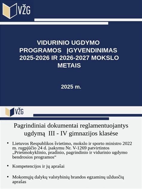 Informatyvi schema su ugdymo programos elementais