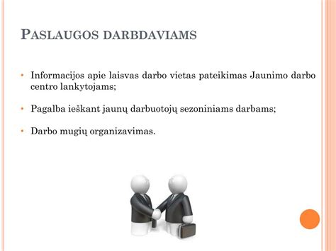 Darbo biržos paslaugos