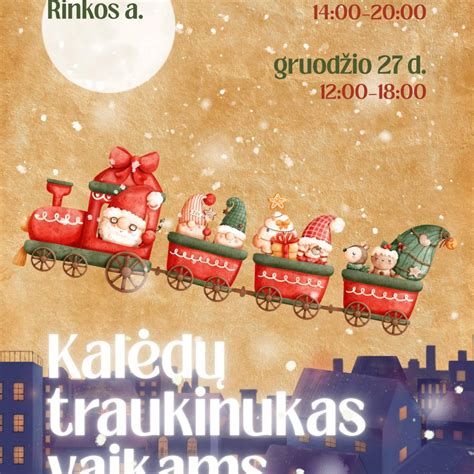 Kalėdų traukinukas Trakuose