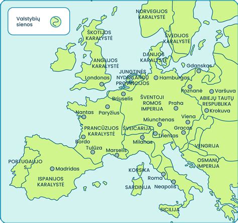 Žemėlapis su Europos šalių tėvystės atostogų trukmės indikatoriais