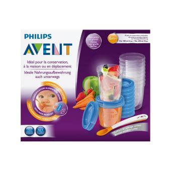 Philips Avent VIA indelių rinkinys su vaikų maisteliu