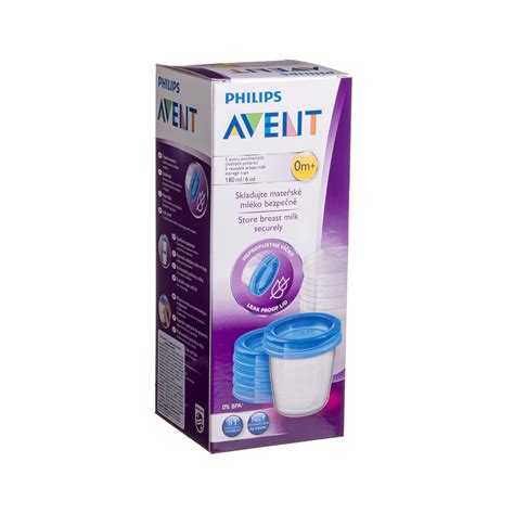 Skirtingų dydžių Philips Avent VIA indeliai