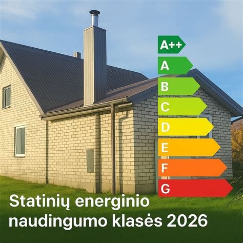 Energinio naudingumo klasifikacija ir jos reikšmė