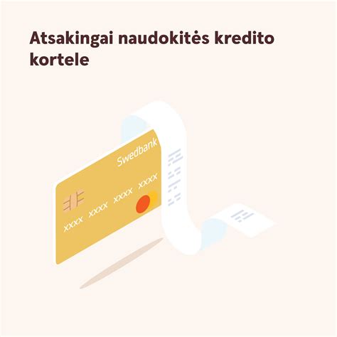 Kredito kortelės naudojimas