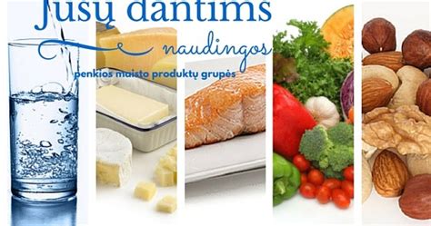 Maisto produktai, naudingi dantims