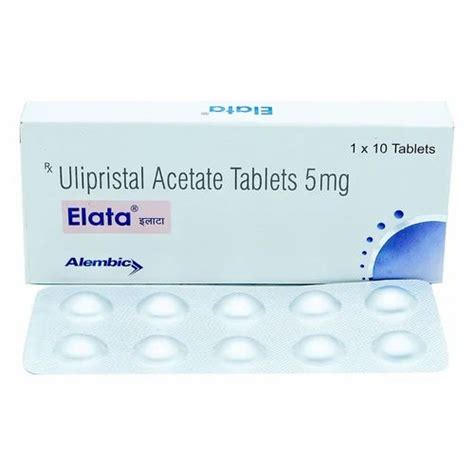 Ulipristalio acetato tabletės pavyzdys