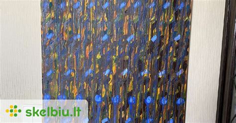 Abstrakčios tapybos darbas, atspindintis vizijas