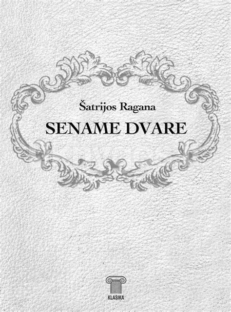 knygos „Sename dvare“ viršelis arba dvaro aplinkos iliustracija