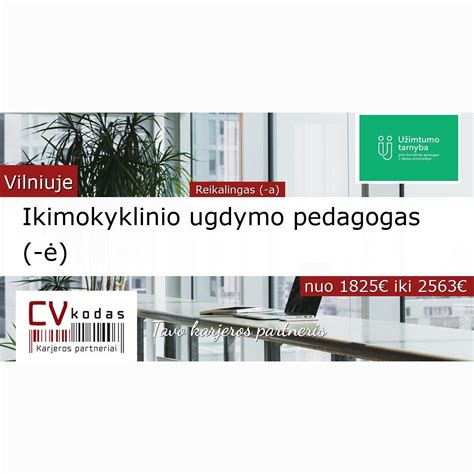 ikimokyklinio ugdymo pedagogas darbo aplinkoje
