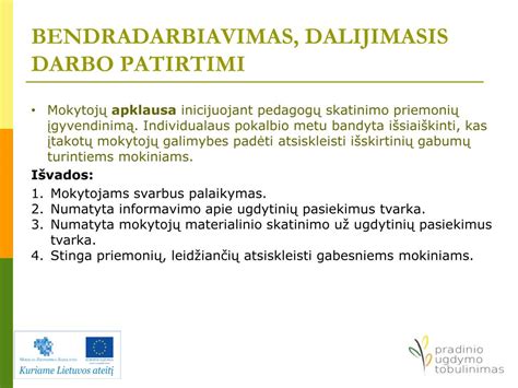 Pedagogų susitikimas ir dalijimasis patirtimi