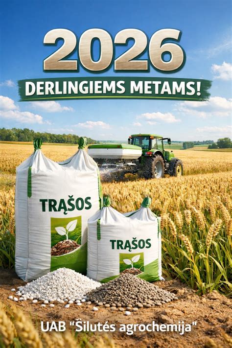 Trąšų NPK santykio svarba