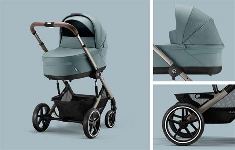 Cybex Balios S Lux lopšys su kūdikiu