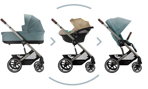Cybex Balios S Lux vežimėlis su pritvirtintu lopšiu