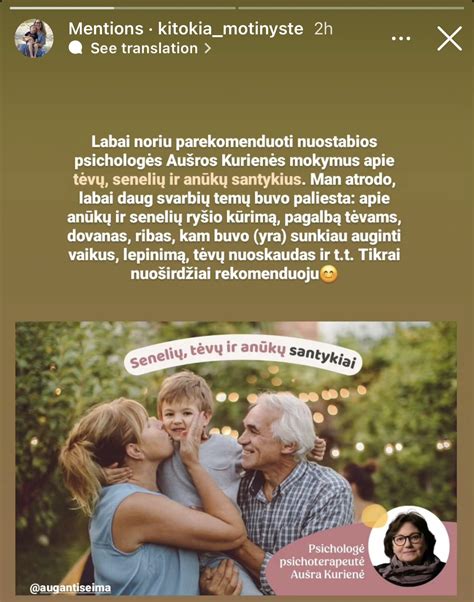 Senelių ir vaikų santykiai