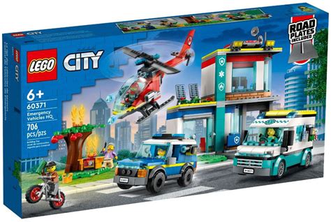 Įvairios LEGO City transporto priemonės