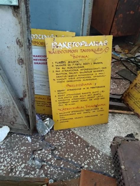 Senos naudojimosi Elektrėnų atrakcionų parku taisyklės
