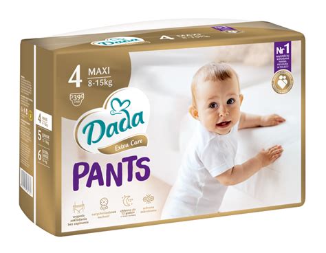 Dada Extra Care Pants pakuotė, akcentuojanti 
