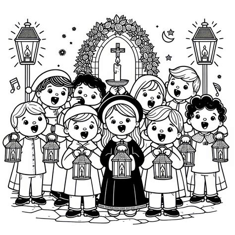 Linksmi vaikai dainuoja ir žaidžia