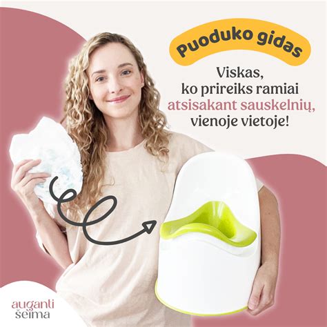 Sauskelnių keitimo ir puoduko mokymosi gidas