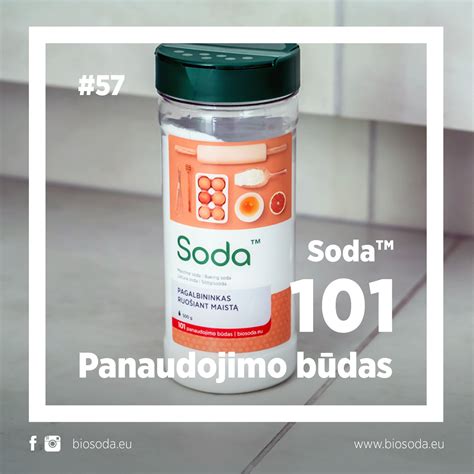 Maistinės sodos pakelis