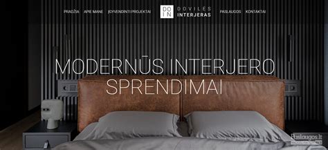 Minimalistinės reklamos pavyzdys