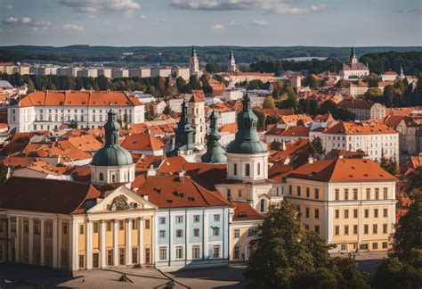 Vilniaus Žvėryno mikrorajono panorama ir žaliosios zonos