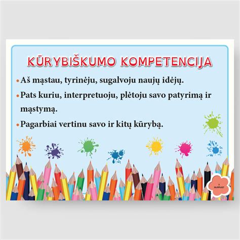 Vaikų ugdomos kompetencijos priešmokykliniame amžiuje