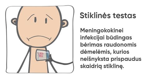 Stiklinės testas meningokokiniam bėrimui nustatyti