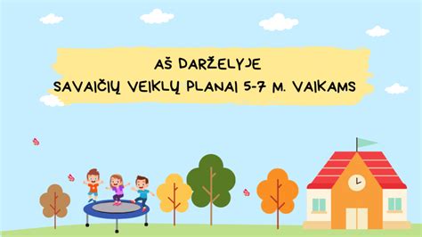 Veiklos temos ikimokyklinukams