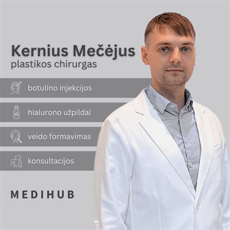 Plastikos chirurgas konsultuoja apie estetinę mediciną