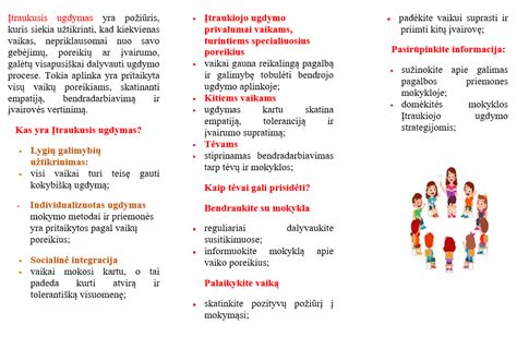 Vaikų įtraukusis ugdymas darželyje