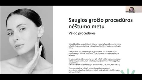 Saugios veido procedūros nėštumo metu