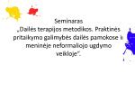 Įvairios autizmo terapijos metodikos