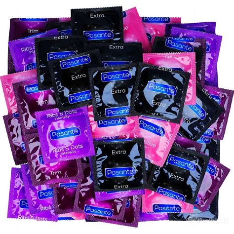 įvairių tipų prezervatyvai