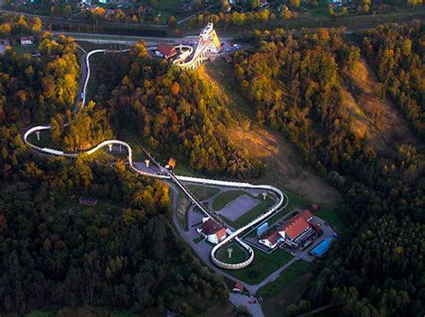 Siguldos bobslėjaus trasa žiemą