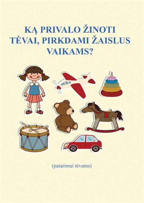 Tėvai renka žaislą pagal vaiko amžių